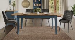 Baumhaus Signature Blue Extending Dining Table - Size: 1 Pack - thumbnail 6