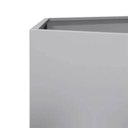 Berkfield Home Durable Garden Planter Hexagon 138x120x45 cm Galvanized Steel in Silver - Size: 138 x 120 x 45 cm - thumbnail 8