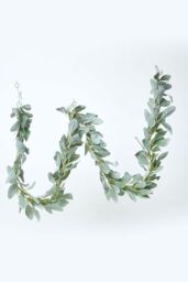 Homescapes Green Lambs Ear Foliage Garland 190 cm - thumbnail 4