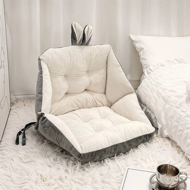SPETLEK Soft Plush High Back Cushion Chair White - Size: 100 cm x 190 cm - image 1