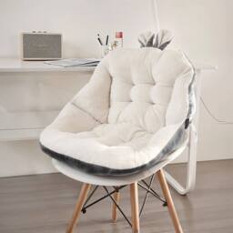 SPETLEK Soft Plush High Back Cushion Chair White - Size: 100 cm x 190 cm - thumbnail 3