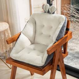 SPETLEK Soft Plush High Back Cushion Chair White - Size: 100 cm x 190 cm - thumbnail 2