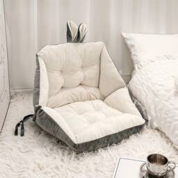 SPETLEK Soft Plush High Back Cushion Chair White - Size: 100 cm x 190 cm - thumbnail 1