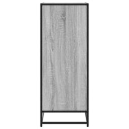 Berkfield Home Shoe Cabinet Grey Sonoma 75x38x97.5 cm Engineered Wood & Metal - thumbnail 5