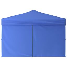 Berkfield Home Folding Party Tent with Sidewalls Blue 3x3 m - thumbnail 4