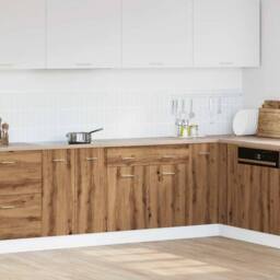 Berkfield Home Drawer Bottom Cabinet Lyon Artisan Oak 80x46x81.5 cm Engineered Wood in Brown - thumbnail 3