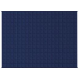 Berkfield Home Weighted Blanket Blue 152x203 cm 7 kg Fabric - thumbnail 3