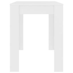 Berkfield Home Durable Dining Table White 120x60x76 cm Engineered Wood - Size: 120 x 60 x 76 cm - thumbnail 5