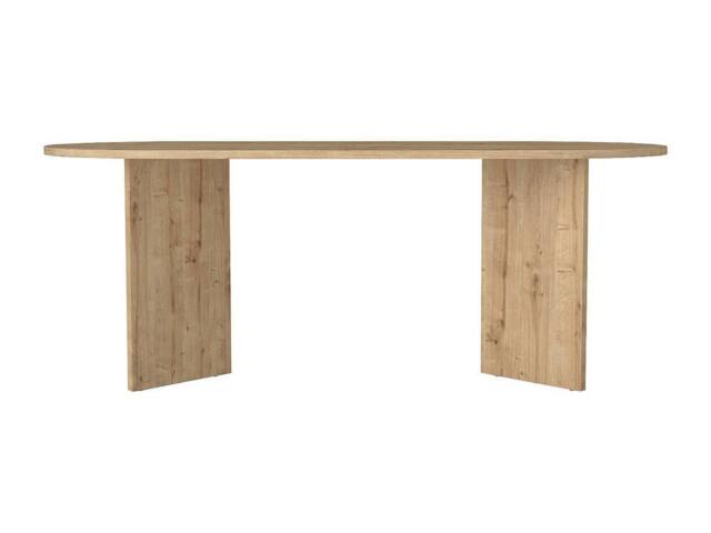 Vente-unique Dining Table for 8 - Light Natural - TOPANIA in Light Oak - image 1