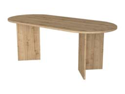Vente-unique Dining Table for 8 - Light Natural - TOPANIA in Light Oak - thumbnail 5