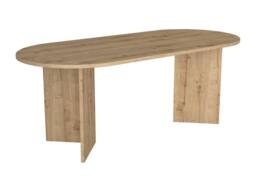 Vente-unique Dining Table for 8 - Light Natural - TOPANIA in Light Oak - thumbnail 6