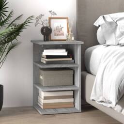 Berkfield Home Side Cabinet Grey Sonoma 35x35x55 cm Engineered Wood - Size: 35 x 35 x 55 cm - thumbnail 3