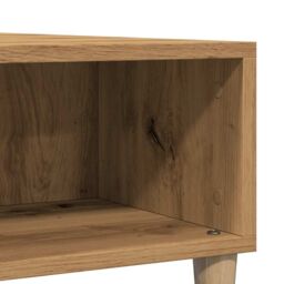 Berkfield Home Coffee Table Artisan Oak 60x60x30 cm Engineered Wood in Brown - Size: 60 x 60 x 30 cm - thumbnail 7