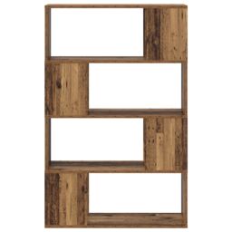 Berkfield Home Bookshelf Old wood Engineered wood 80 x 24 x 124 cm Shelving in Brown - thumbnail 5