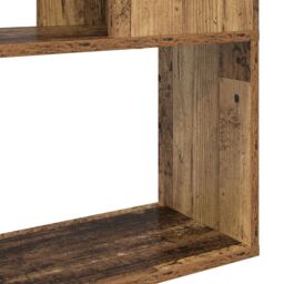 Berkfield Home Bookshelf Old wood Engineered wood 80 x 24 x 124 cm Shelving in Brown - thumbnail 8