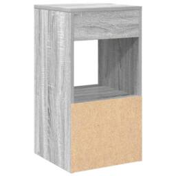 Berkfield Home Durable Bedside Cabinets with Drawer 2 pcs Grey Sonoma 35x34x66.5 cm - thumbnail 8