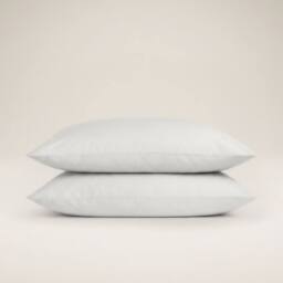Bedable Sateen Cotton Pillowcase Pair 480 Thread Count in Grey - Size: Standard Pillow Case
