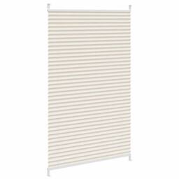 Berkfield Home Plisse Blind 90x100cm Creme in Cream - Size: 90x100 cm - thumbnail 4