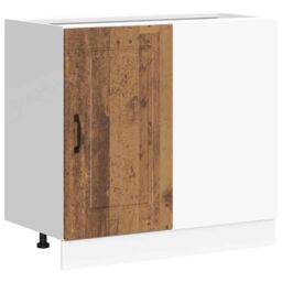 Berkfield Home Kitchen Base Cabinet Kalmar Old Wood Engineered Wood in Brown - thumbnail 2