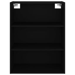 Berkfield Home Hanging Wall Cabinet Black 69.5x32.5x90 cm - thumbnail 5