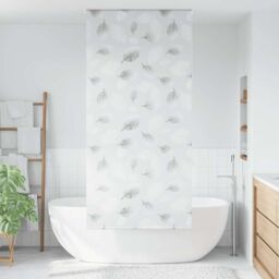 Berkfield Home Shower Roller Blind 110x240 cm Fabric Width 106 cm in Grey - thumbnail 2