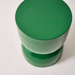 sweeek Coffee table, side table, bedside table, metal with glossy finish in Dark Green - thumbnail 7