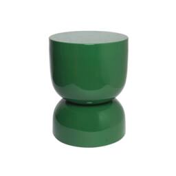 sweeek Coffee table, side table, bedside table, metal with glossy finish in Dark Green - thumbnail 2