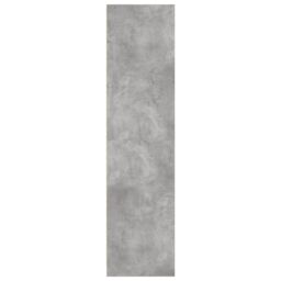 Berkfield Home Wardrobe Concrete Grey 80x50x200 cm Engineered Wood - Size: 80 x 50 x 200 cm - thumbnail 5
