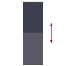 Berkfield Home Roller Blind Blackout Marine 55x150 cm Fabric Width 50.7 cm Polyester in Blue - thumbnail 5