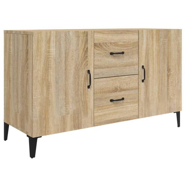 Berkfield Home Sideboard Sonoma Oak 100x36x60 cm Engineered Wood in Brown - Size: 100 x 36 x 60 cm - image 1