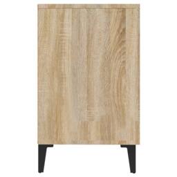 Berkfield Home Sideboard Sonoma Oak 100x36x60 cm Engineered Wood in Brown - Size: 100 x 36 x 60 cm - thumbnail 6