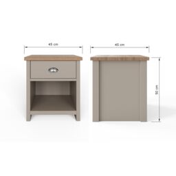 GFW Lancaster Lamp Table in Grey - thumbnail 8