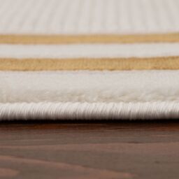 THE RUGS Carmel Bordered Area Rug Runner Soft Pile Living Room Bedroom in Gold - Size: 200 cm x 290 cm - thumbnail 6