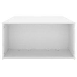 Berkfield Home Coffee Table White 90x67x33 cm Engineered Wood - Size: 90 x 67 x 33 cm - thumbnail 4