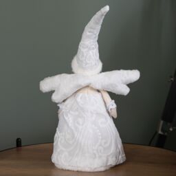 Samuel Alexander 35cm Christmas Tree Topper Angel Decoration in White - thumbnail 6