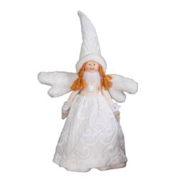 Samuel Alexander 35cm Christmas Tree Topper Angel Decoration in White - thumbnail 8