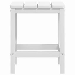 Berkfield Home Garden Adirondack Chairs with Table HDPE White - thumbnail 6