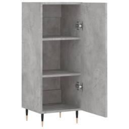Berkfield Home Sideboard Concrete Grey 34.5x34x90 cm Engineered Wood - thumbnail 5