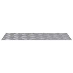 Berkfield Home Aluminium Checker Plates 2 pcs Anti-Slip 70x30 cm in Silver - Size: Medium - thumbnail 4