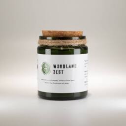 Serenityy Greenman Woodwick Soy Candle - Woodland Zest in Green - Size: 0.5m x 1m - thumbnail 2