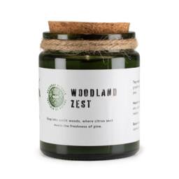 Serenityy Greenman Woodwick Soy Candle - Woodland Zest in Green - Size: 0.5m x 1m - thumbnail 1