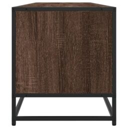 Berkfield Home TV Cabinet Brown Oak 180x40x46 cm Engineered Wood - Size: 180 x 40 x 46 cm - thumbnail 5