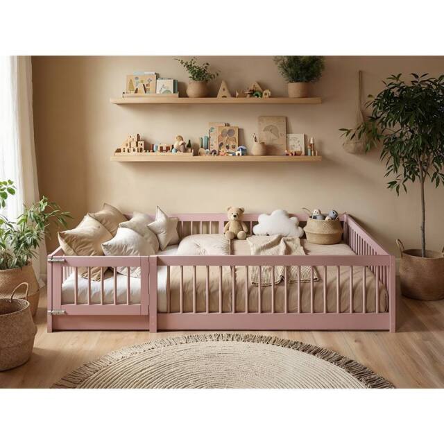 Flair Imogen Small Double Toddler Bed in Pink - image 1