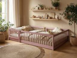 Flair Imogen Small Double Toddler Bed in Pink - thumbnail 2