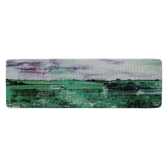 Benjamin Tate Design Classic Green Countryside Runner Rug in Natural - Size: 67 cm x 230 cm - image 1