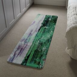 Benjamin Tate Design Classic Green Countryside Runner Rug in Natural - Size: 67 cm x 230 cm - thumbnail 4