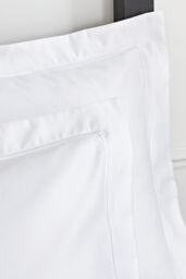 Bianca Luxury 800 Thread Count Cotton Sateen Oxford Pillow case in White - thumbnail 2