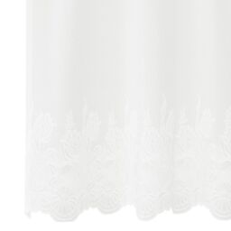 Berkfield Home Curtains with Curtains Floral White 600 x 140 cm Polyester - thumbnail 4