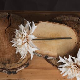 Love Lace Café Au Lait Artificial Flower in Orange - thumbnail 1