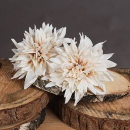 Love Lace Café Au Lait Artificial Flower in Orange - thumbnail 3